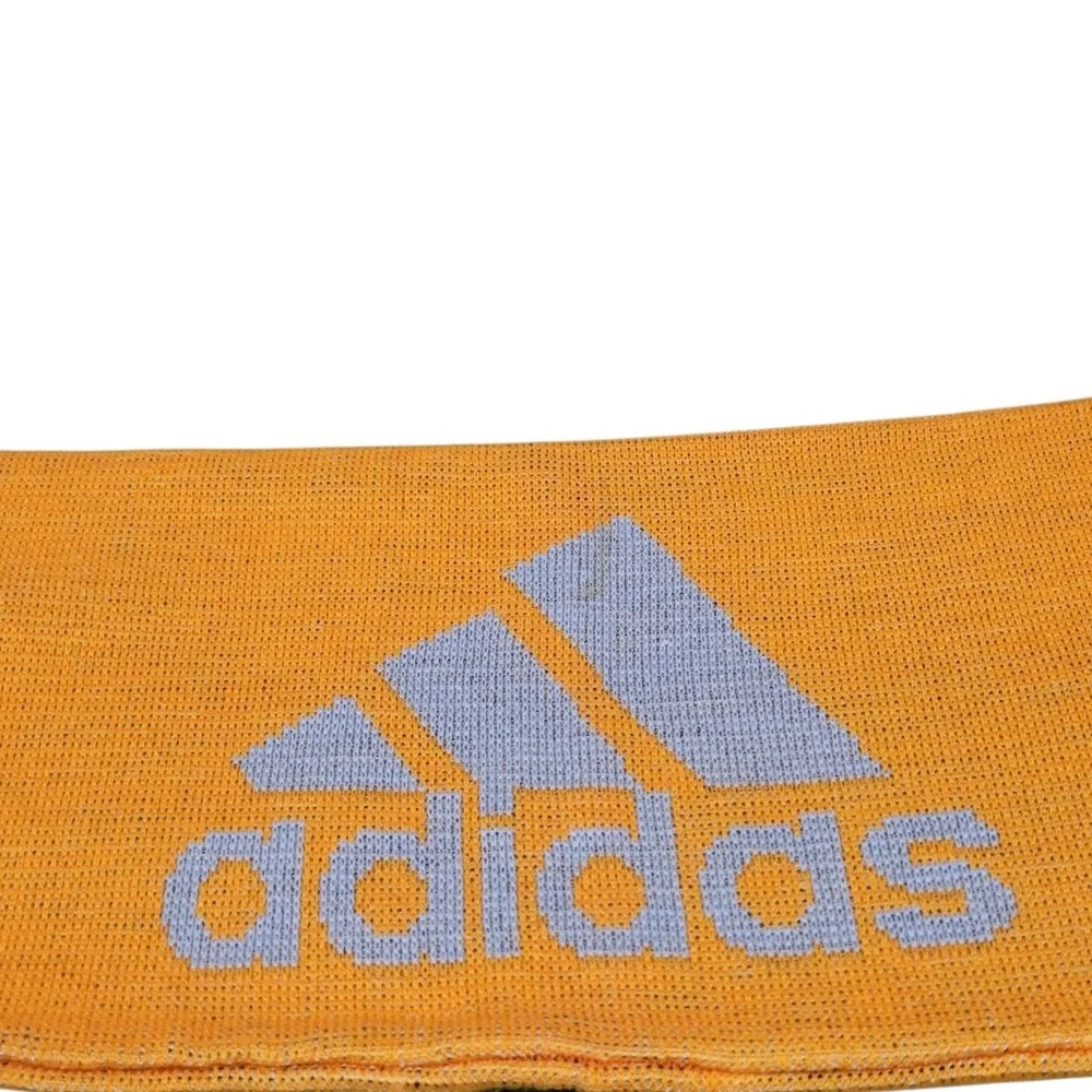 Houston Dynamo MLS Soccer Scarf Adidas Gold Gray Stripe‎ Knit Accessory HG10290